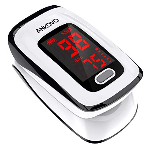 ANKOVO Blood Oxygen Saturation, Heart Rate and SpO2 Levels Monitor